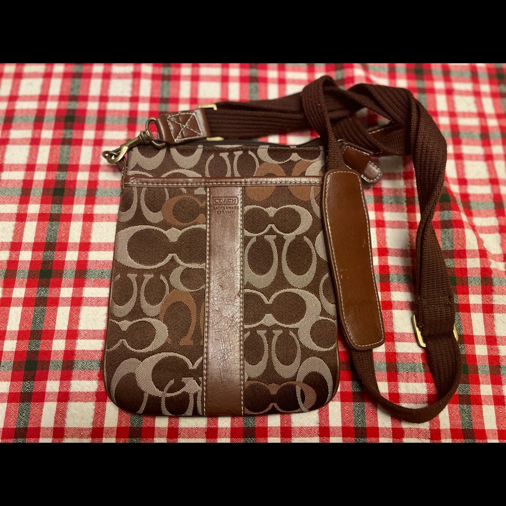 Brown Coach SlingBack CrossBody